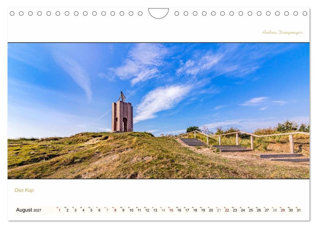 Weitere Ansicht: NORDERNEY PANORAMA (Wandkalender 2027 DIN A4 quer), CALVENDO Monatskalender | Andrea Dreegmeyer, Calvendo