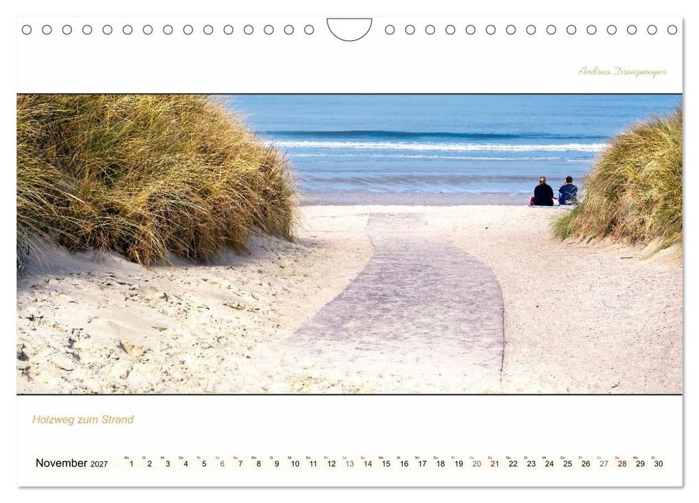 Weitere Ansicht: NORDERNEY PANORAMA (Wandkalender 2027 DIN A4 quer), CALVENDO Monatskalender | Andrea Dreegmeyer, Calvendo