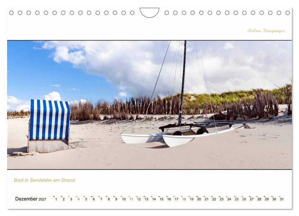 Weitere Ansicht: NORDERNEY PANORAMA (Wandkalender 2027 DIN A4 quer), CALVENDO Monatskalender | Andrea Dreegmeyer, Calvendo