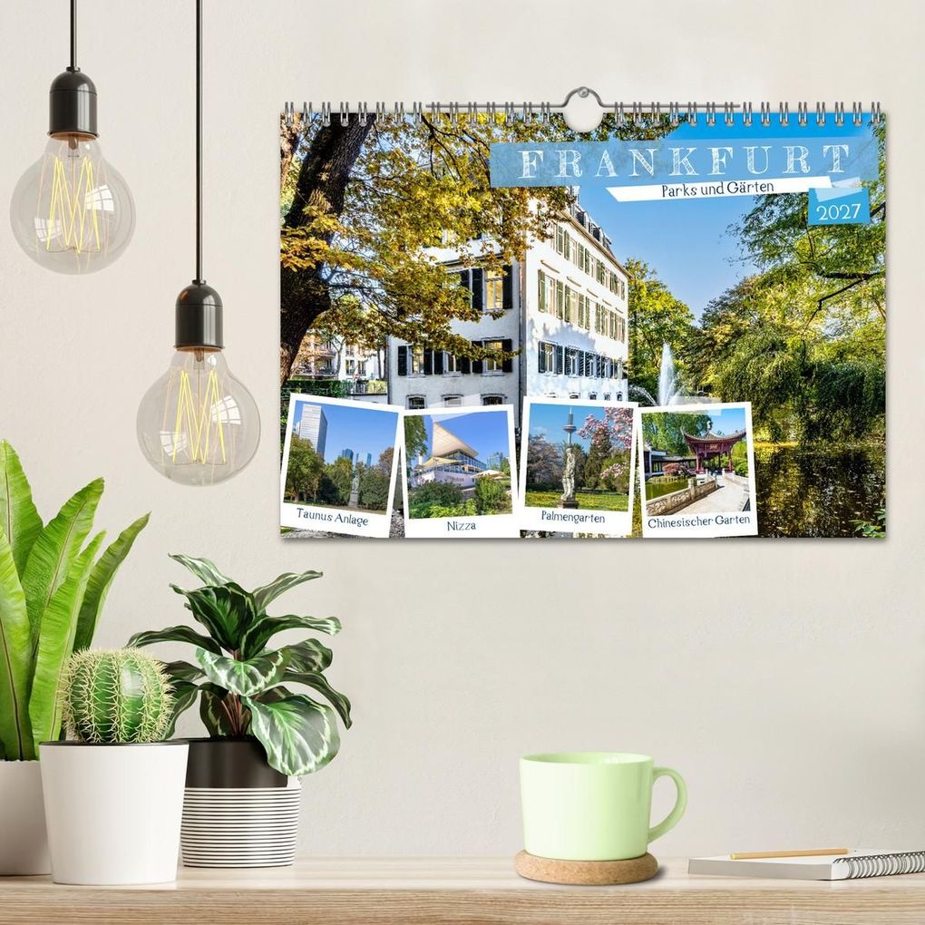 Weitere Ansicht: Frankfurt - Parks und Gärten (Wandkalender 2027 DIN A4 quer), CALVENDO Monatskalender | Dieter Meyer, Calvendo