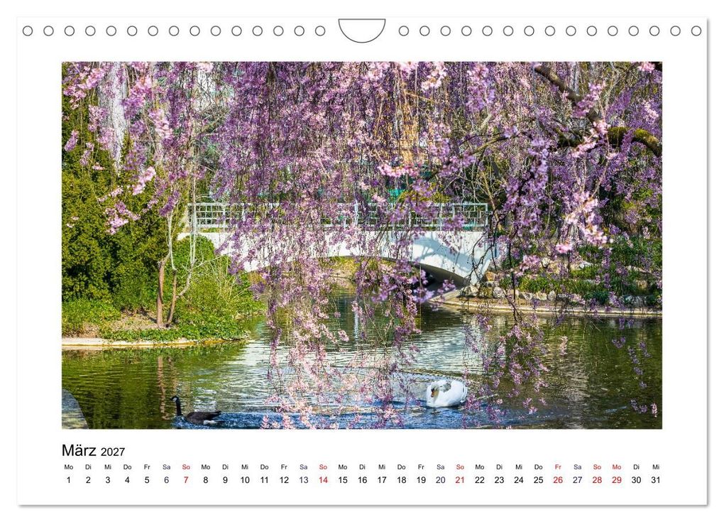 Weitere Ansicht: Frankfurt - Parks und Gärten (Wandkalender 2027 DIN A4 quer), CALVENDO Monatskalender | Dieter Meyer, Calvendo