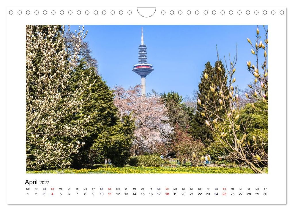 Weitere Ansicht: Frankfurt - Parks und Gärten (Wandkalender 2027 DIN A4 quer), CALVENDO Monatskalender | Dieter Meyer, Calvendo