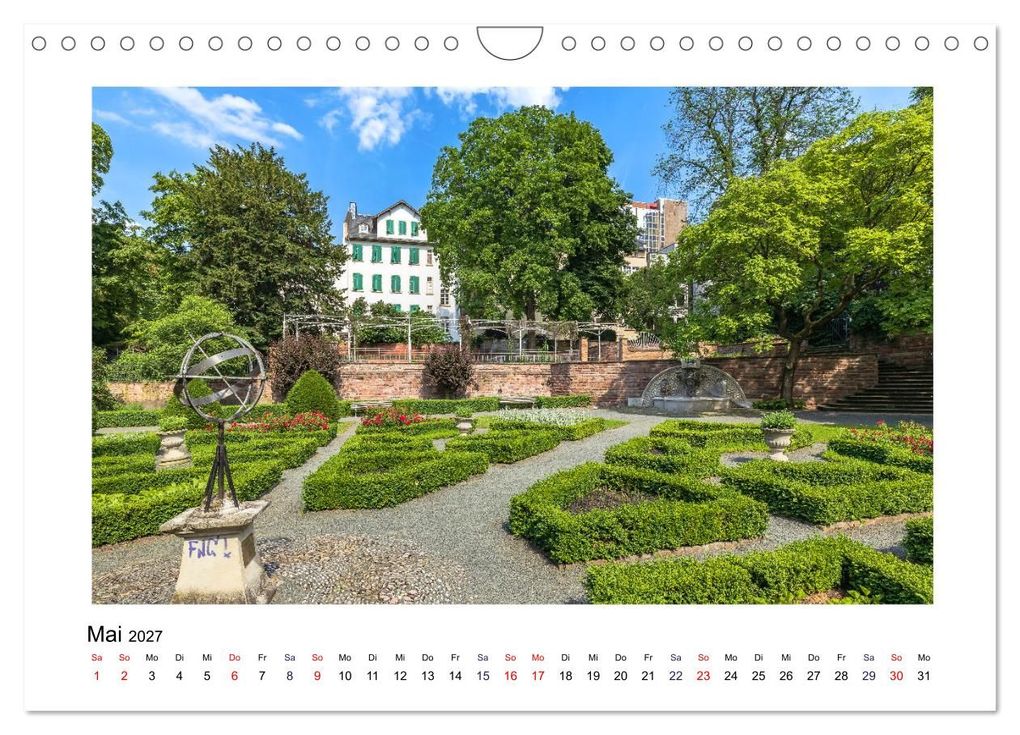 Weitere Ansicht: Frankfurt - Parks und Gärten (Wandkalender 2027 DIN A4 quer), CALVENDO Monatskalender | Dieter Meyer, Calvendo