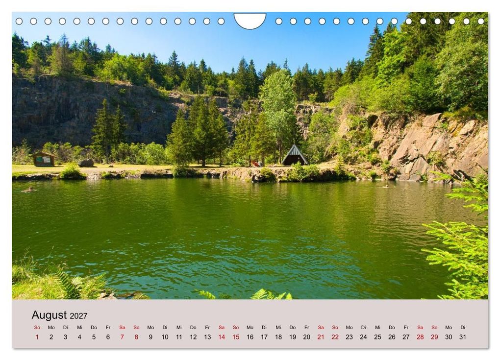 Weitere Ansicht: Naturerlebnis Thüringen (Wandkalender 2027 DIN A4 quer), CALVENDO Monatskalender | Tanja Voigt, Calvendo