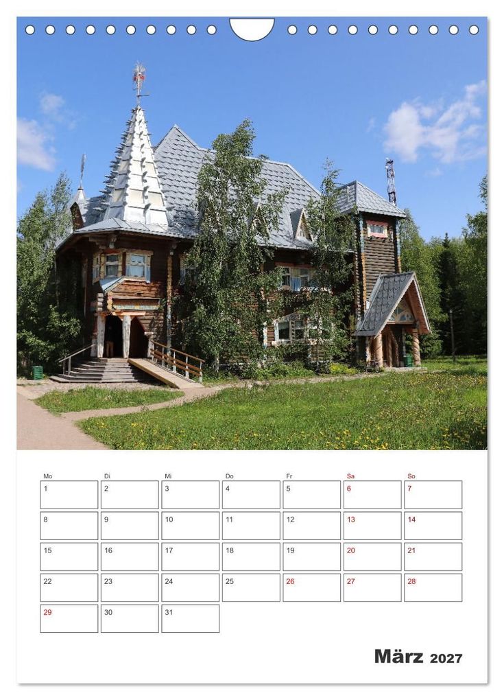 Weitere Ansicht: Russland - Terminplaner (Wandkalender 2027 DIN A4 hoch), CALVENDO Monatskalender | Denise Graupner, Calvendo