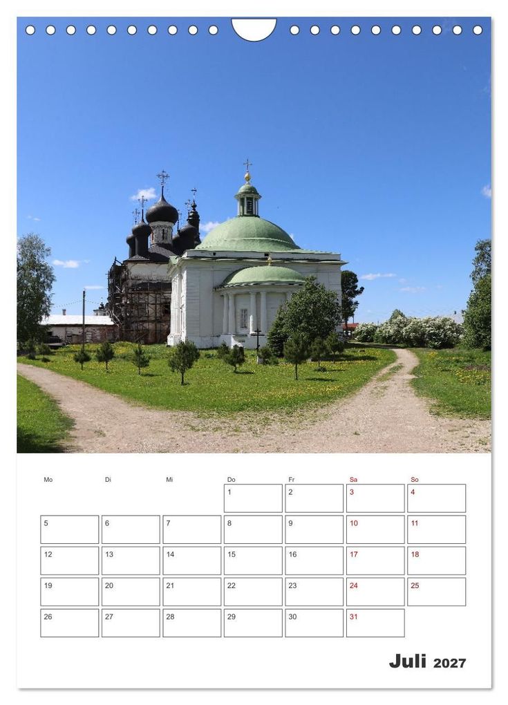 Weitere Ansicht: Russland - Terminplaner (Wandkalender 2027 DIN A4 hoch), CALVENDO Monatskalender | Denise Graupner, Calvendo