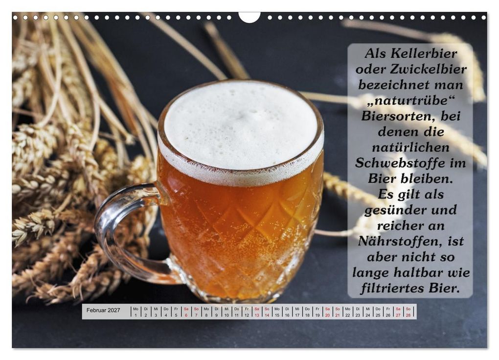 Weitere Ansicht: Wissenswertes über Bier (Wandkalender 2027 DIN A3 quer), CALVENDO Monatskalender | Gunter Kirsch