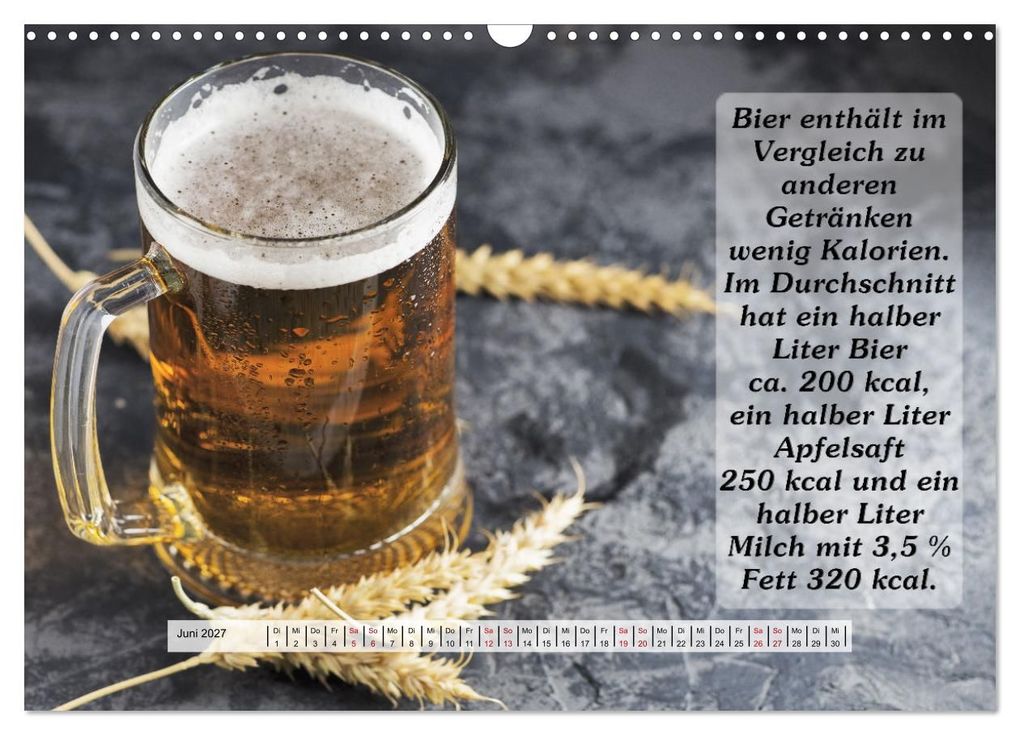 Weitere Ansicht: Wissenswertes über Bier (Wandkalender 2027 DIN A3 quer), CALVENDO Monatskalender | Gunter Kirsch