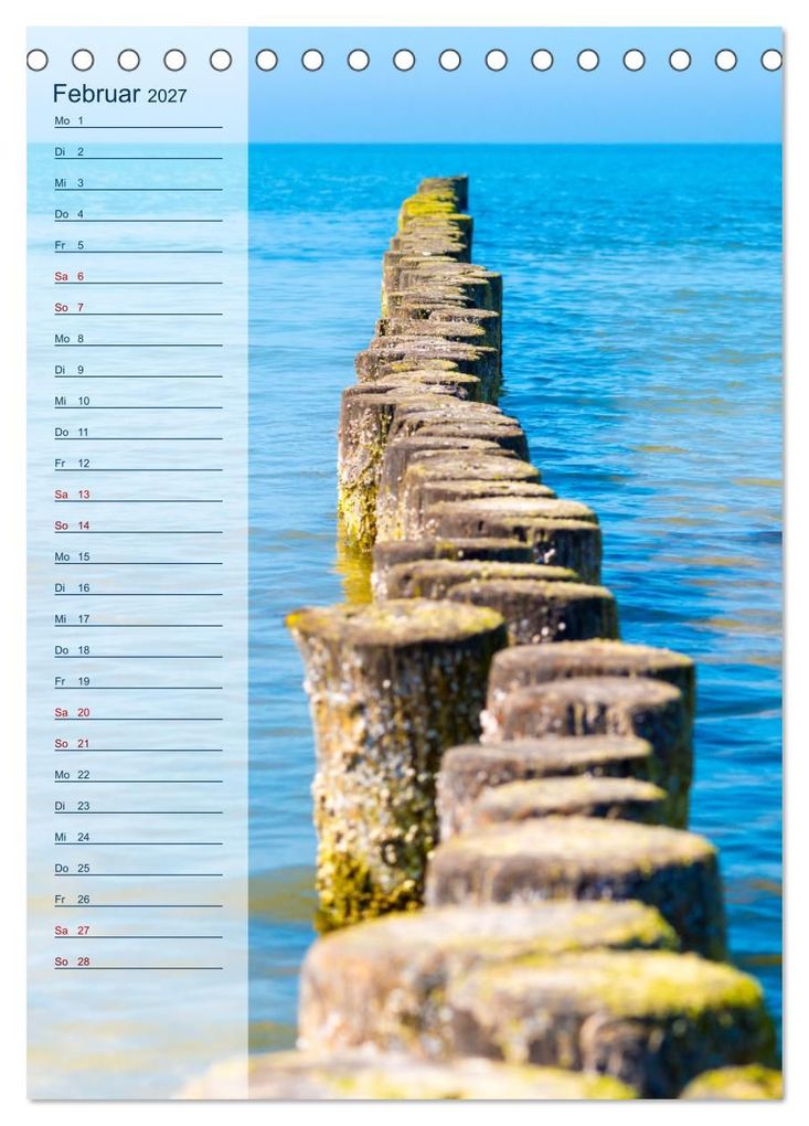 Weitere Ansicht: Maritim - Geburtstagskalender (Tischkalender 2027 DIN A5 hoch), CALVENDO Monatskalender | Carola Vahldiek, Calvendo