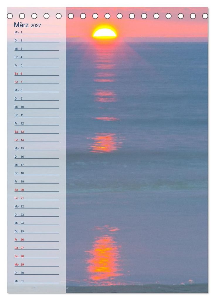 Weitere Ansicht: Maritim - Geburtstagskalender (Tischkalender 2027 DIN A5 hoch), CALVENDO Monatskalender | Carola Vahldiek, Calvendo