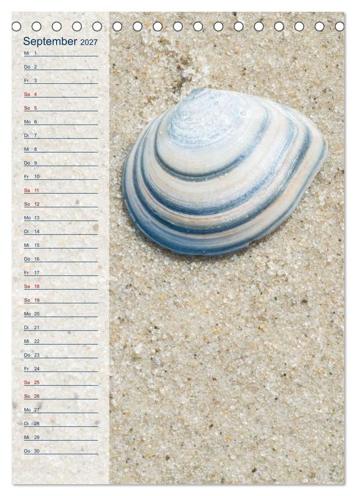 Weitere Ansicht: Maritim - Geburtstagskalender (Tischkalender 2027 DIN A5 hoch), CALVENDO Monatskalender | Carola Vahldiek, Calvendo