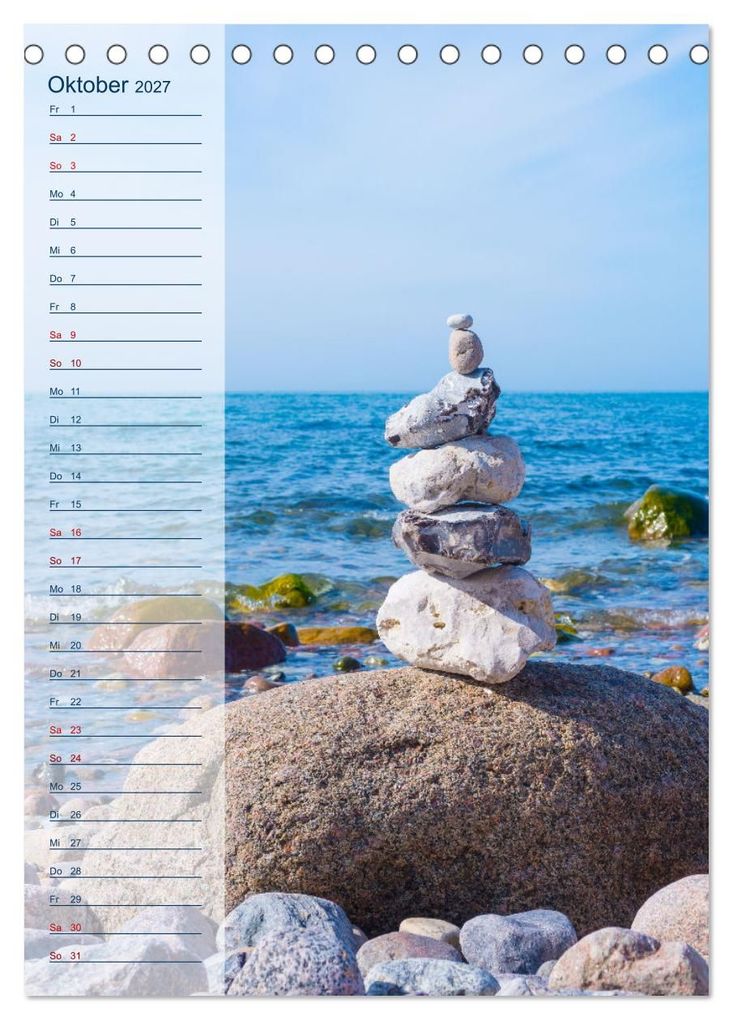 Weitere Ansicht: Maritim - Geburtstagskalender (Tischkalender 2027 DIN A5 hoch), CALVENDO Monatskalender | Carola Vahldiek, Calvendo