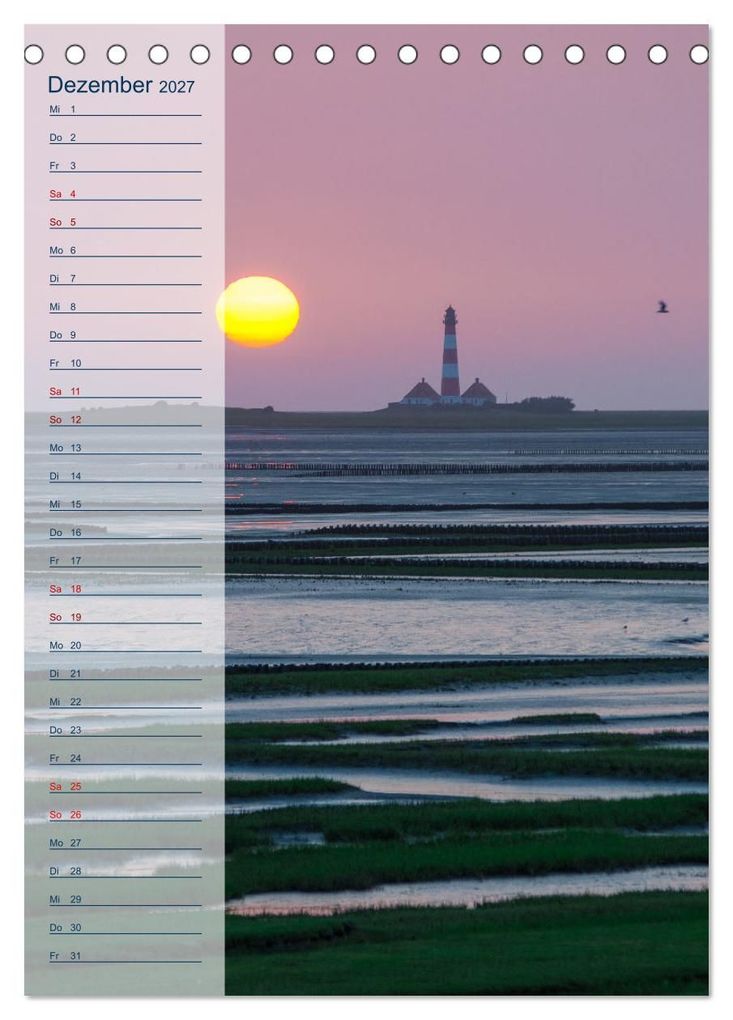 Weitere Ansicht: Maritim - Geburtstagskalender (Tischkalender 2027 DIN A5 hoch), CALVENDO Monatskalender | Carola Vahldiek, Calvendo
