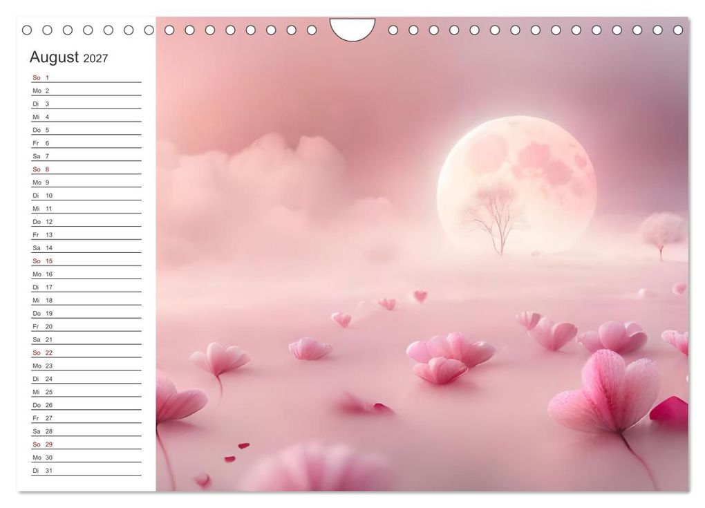 Weitere Ansicht: Romantischer Terminkalender (Wandkalender 2027 DIN A4 quer), CALVENDO Monatskalender | Ursula Di Chito, Calvendo