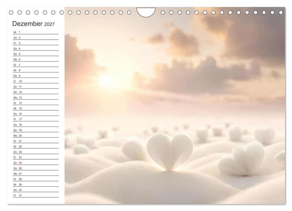 Weitere Ansicht: Romantischer Terminkalender (Wandkalender 2027 DIN A4 quer), CALVENDO Monatskalender | Ursula Di Chito, Calvendo