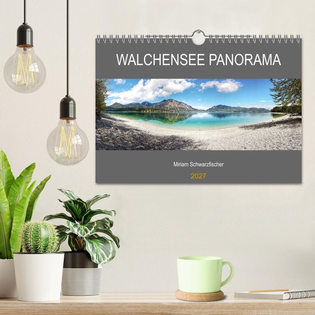 Weitere Ansicht: Walchensee Panorama (Wandkalender 2027 DIN A4 quer), CALVENDO Monatskalender | Miriam Schwarzfischer, Calvendo