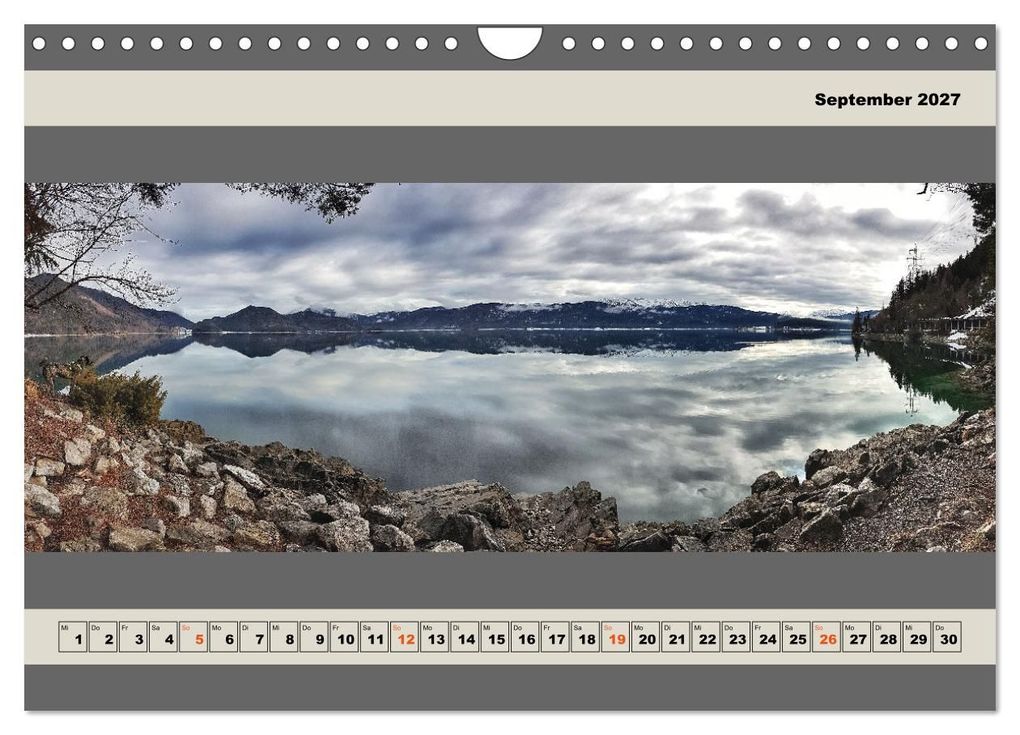 Weitere Ansicht: Walchensee Panorama (Wandkalender 2027 DIN A4 quer), CALVENDO Monatskalender | Miriam Schwarzfischer, Calvendo