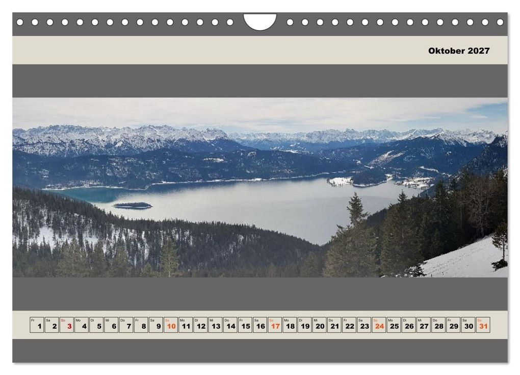 Weitere Ansicht: Walchensee Panorama (Wandkalender 2027 DIN A4 quer), CALVENDO Monatskalender | Miriam Schwarzfischer, Calvendo