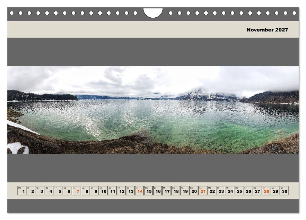 Weitere Ansicht: Walchensee Panorama (Wandkalender 2027 DIN A4 quer), CALVENDO Monatskalender | Miriam Schwarzfischer, Calvendo