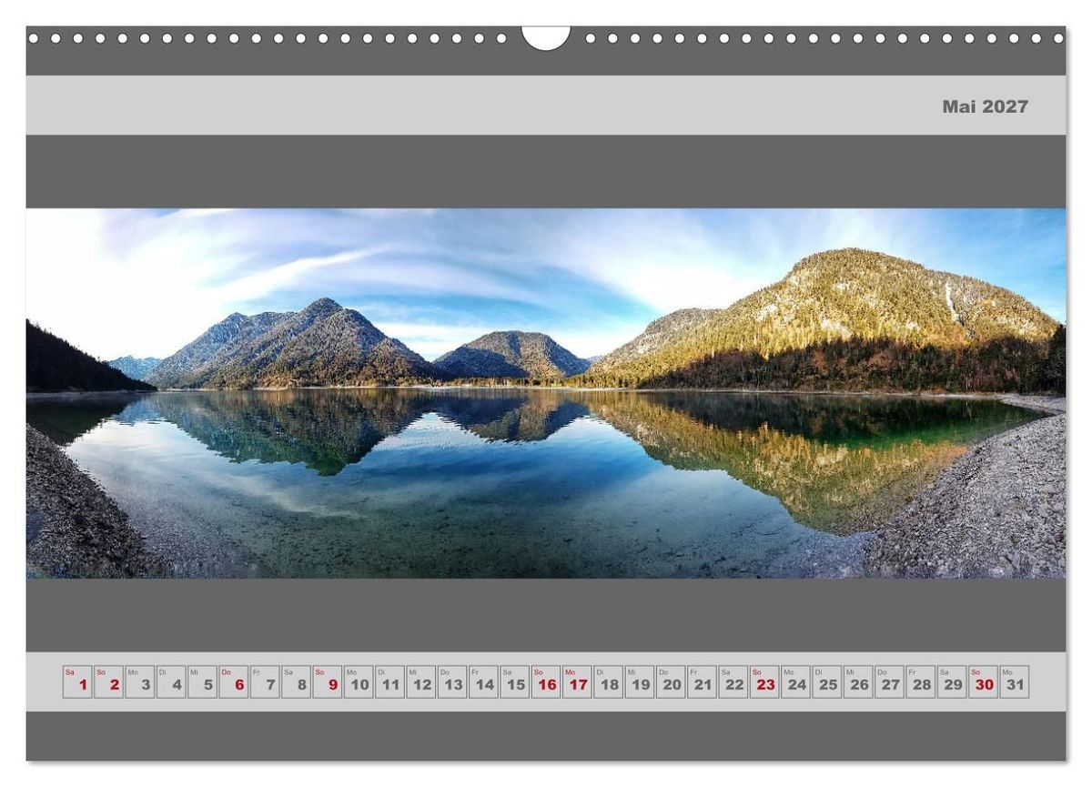 Weitere Ansicht: Panorama Alpen (Wandkalender 2027 DIN A3 quer), CALVENDO Monatskalender | Miriam Schwarzfischer, Calvendo