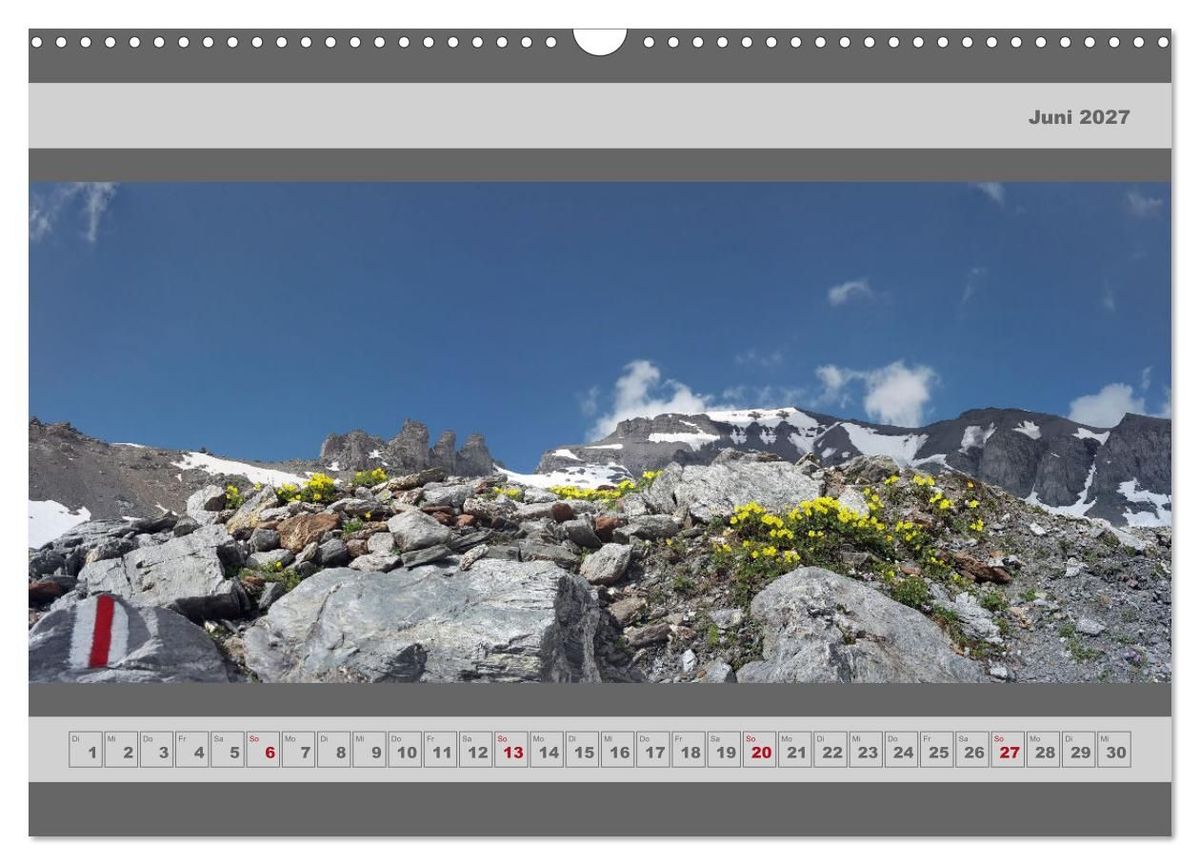 Weitere Ansicht: Panorama Alpen (Wandkalender 2027 DIN A3 quer), CALVENDO Monatskalender | Miriam Schwarzfischer, Calvendo