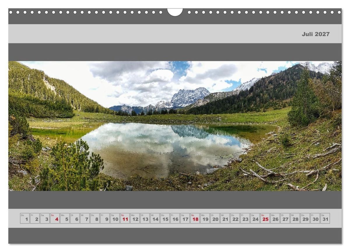 Weitere Ansicht: Panorama Alpen (Wandkalender 2027 DIN A3 quer), CALVENDO Monatskalender | Miriam Schwarzfischer, Calvendo