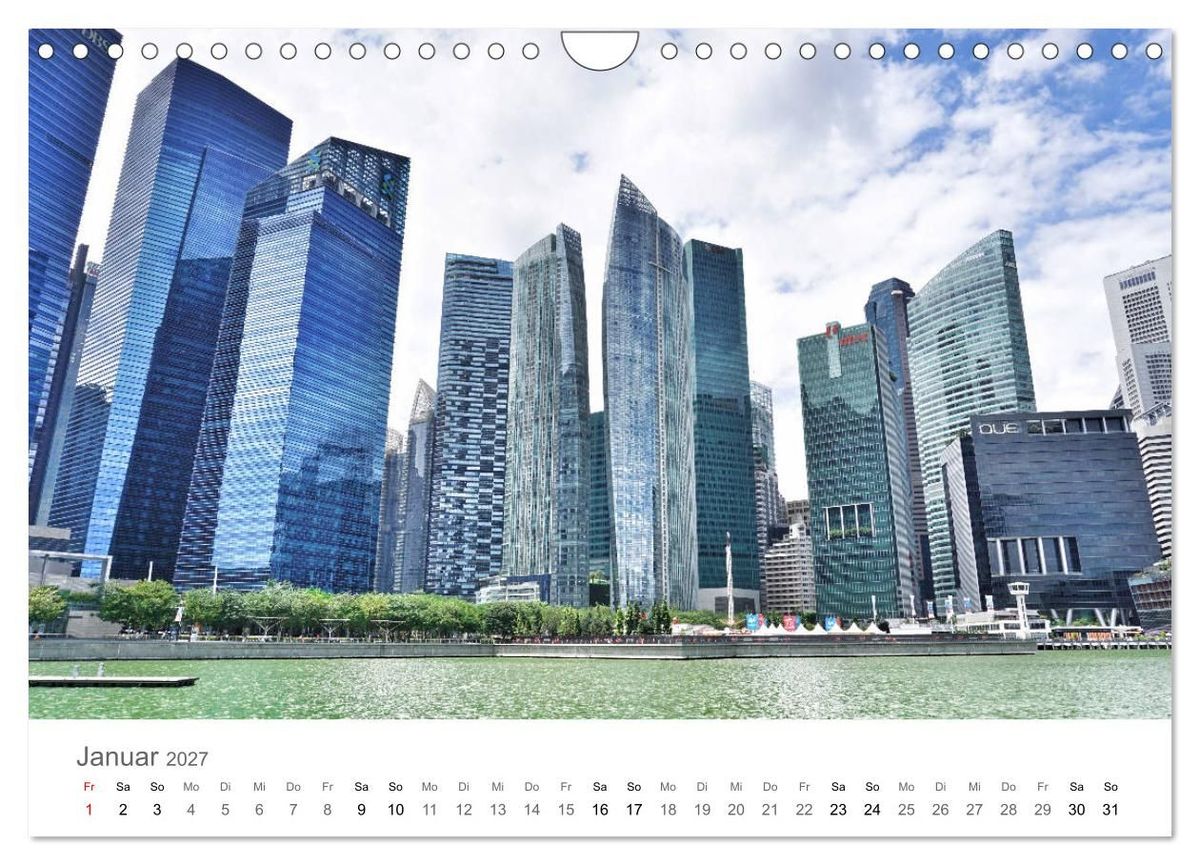Weitere Ansicht: Singapur (Wandkalender 2027 DIN A4 quer), CALVENDO Monatskalender | Franziska Hoppe, Calvendo