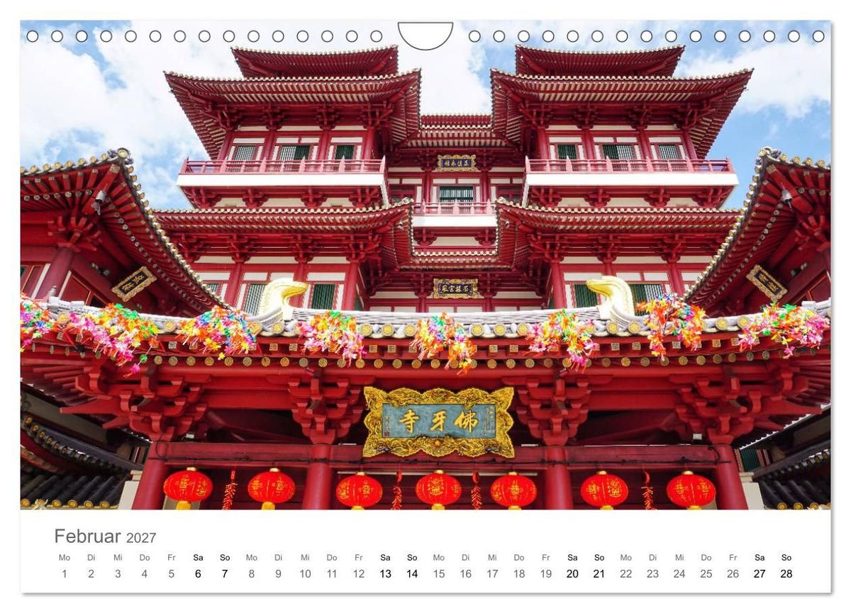 Weitere Ansicht: Singapur (Wandkalender 2027 DIN A4 quer), CALVENDO Monatskalender | Franziska Hoppe, Calvendo