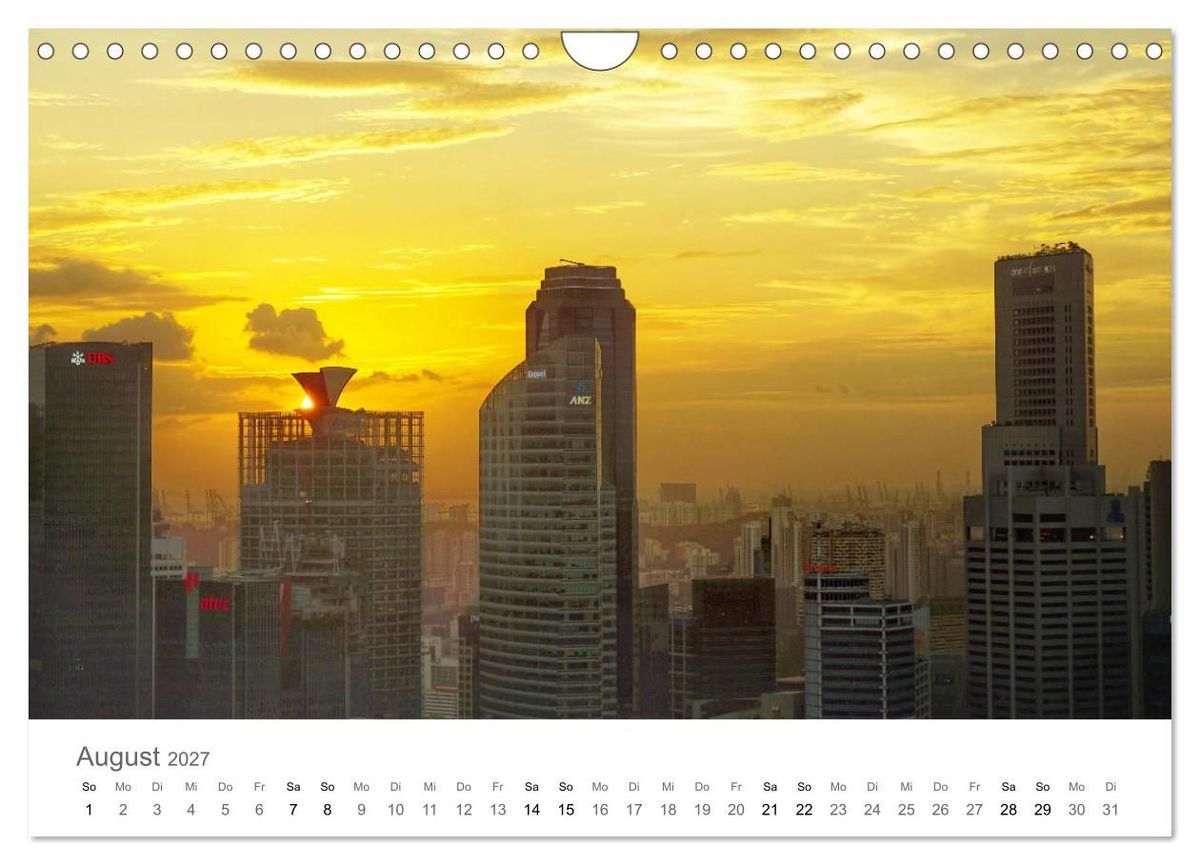 Weitere Ansicht: Singapur (Wandkalender 2027 DIN A4 quer), CALVENDO Monatskalender | Franziska Hoppe, Calvendo
