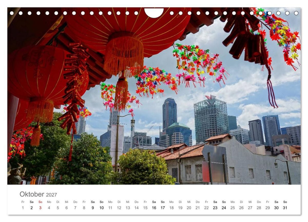 Weitere Ansicht: Singapur (Wandkalender 2027 DIN A4 quer), CALVENDO Monatskalender | Franziska Hoppe, Calvendo