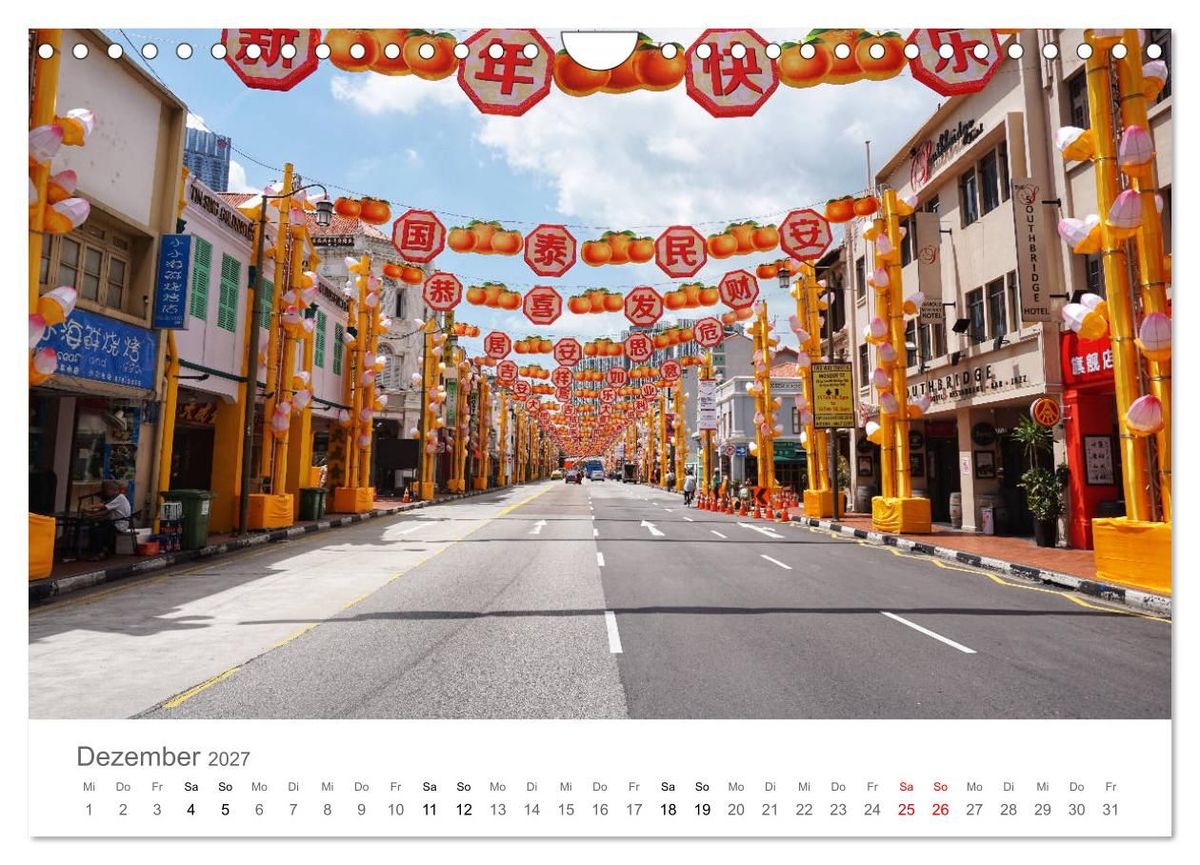 Weitere Ansicht: Singapur (Wandkalender 2027 DIN A4 quer), CALVENDO Monatskalender | Franziska Hoppe, Calvendo