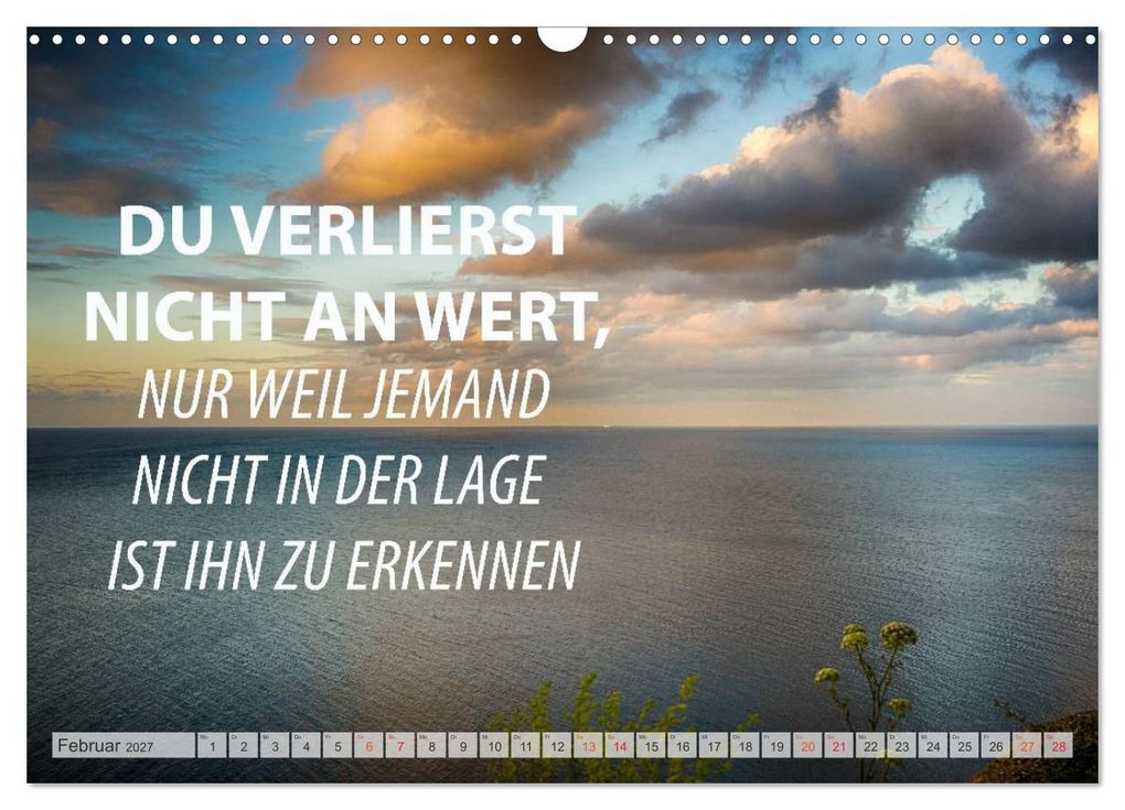 Weitere Ansicht: Motivation und Meer (Wandkalender 2027 DIN A3 quer), CALVENDO Monatskalender | Dirk Meutzner, Calvendo