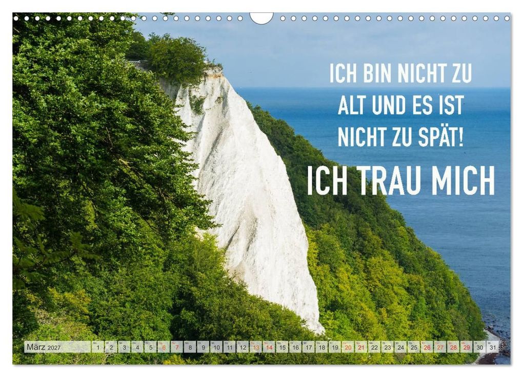 Weitere Ansicht: Motivation und Meer (Wandkalender 2027 DIN A3 quer), CALVENDO Monatskalender | Dirk Meutzner, Calvendo