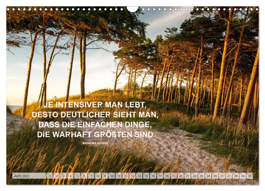 Weitere Ansicht: Motivation und Meer (Wandkalender 2027 DIN A3 quer), CALVENDO Monatskalender | Dirk Meutzner, Calvendo