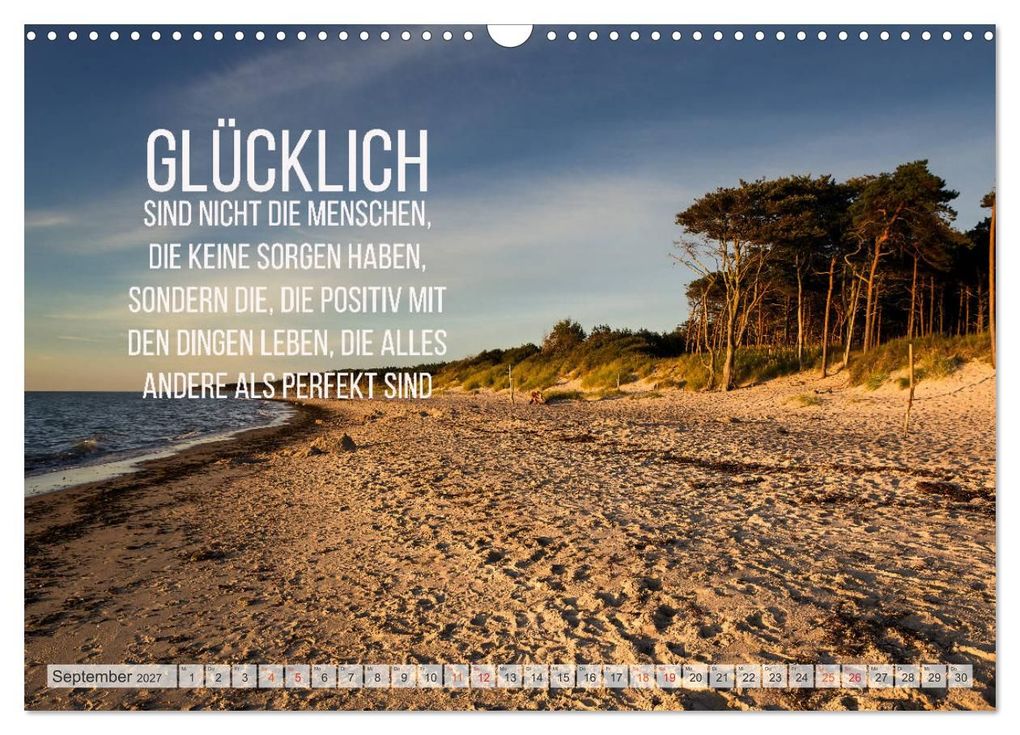 Weitere Ansicht: Motivation und Meer (Wandkalender 2027 DIN A3 quer), CALVENDO Monatskalender | Dirk Meutzner, Calvendo