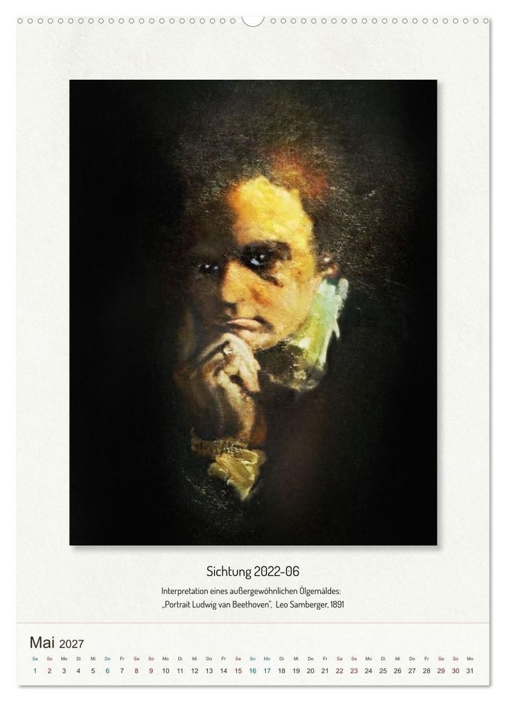 Weitere Ansicht: Ludwig van Beethoven - Portraits, Artworks und Designs (Wandkalender 2027 DIN A2 hoch), CALVENDO Monatskalender | Detlef Hipp & Partner, Calvendo