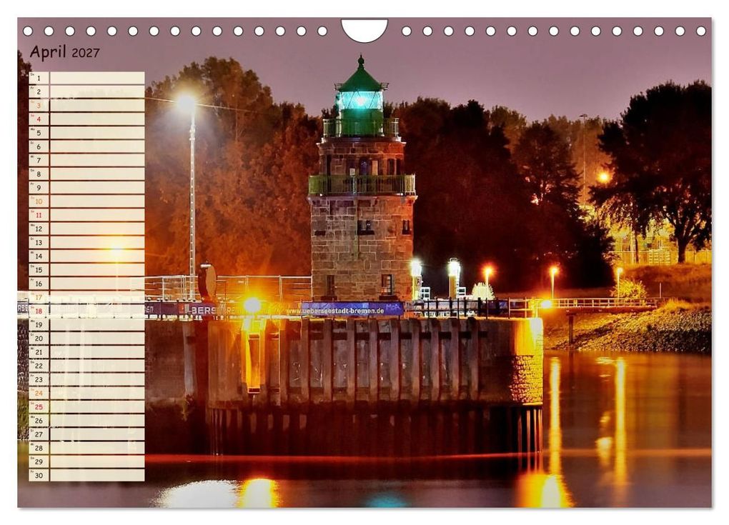Weitere Ansicht: Der kleine Bremen Kalender (Wandkalender 2027 DIN A4 quer), CALVENDO Monatskalender | Jens Siebert, Calvendo
