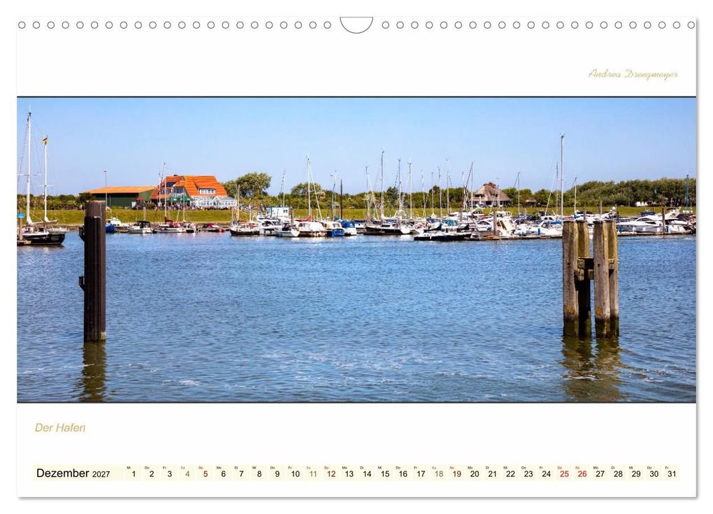 Weitere Ansicht: LANGEOOG PANORAMA (Wandkalender 2027 DIN A3 quer), CALVENDO Monatskalender | Andrea Dreegmeyer, Calvendo