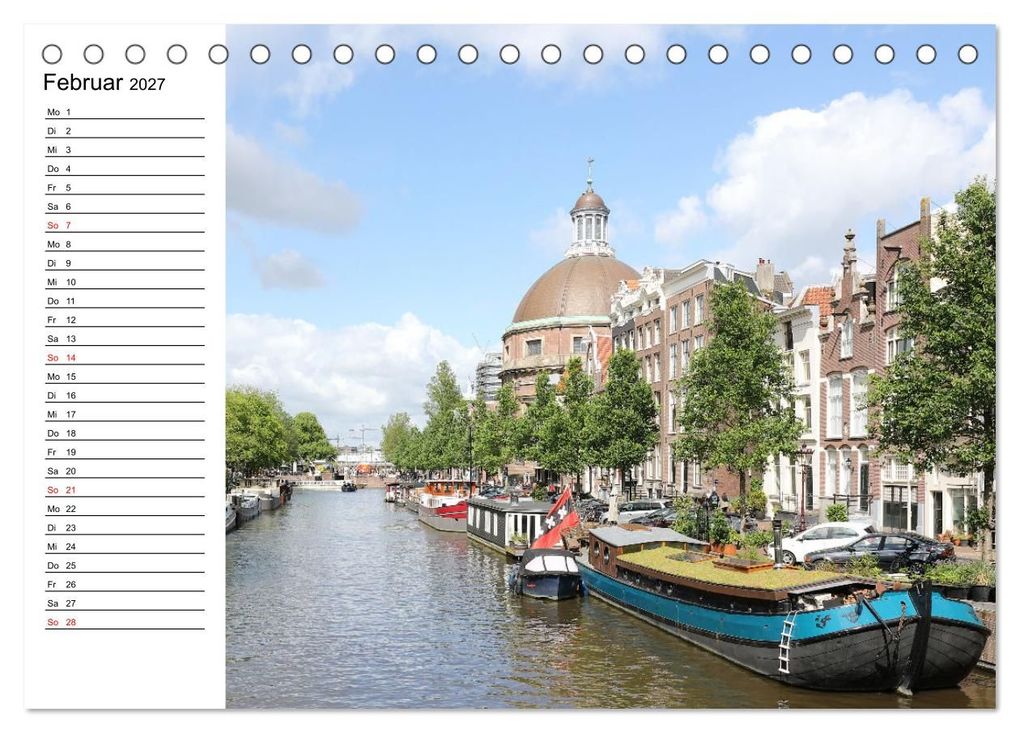 Weitere Ansicht: Holländische Architektur Geburtstagskalender (Tischkalender 2027 DIN A5 quer), CALVENDO Monatskalender | Frank Gayde, Calvendo
