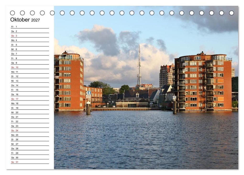 Weitere Ansicht: Holländische Architektur Geburtstagskalender (Tischkalender 2027 DIN A5 quer), CALVENDO Monatskalender | Frank Gayde, Calvendo