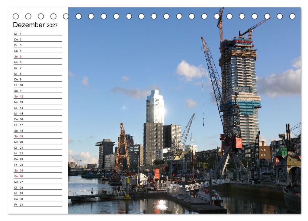 Weitere Ansicht: Holländische Architektur Geburtstagskalender (Tischkalender 2027 DIN A5 quer), CALVENDO Monatskalender | Frank Gayde, Calvendo