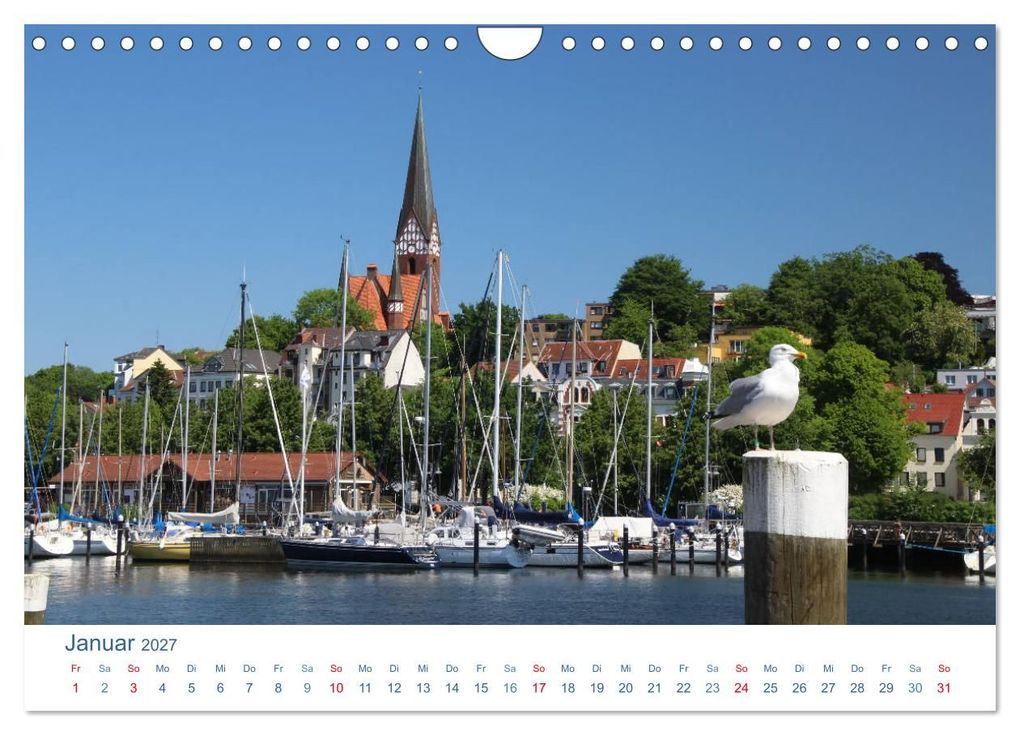 Weitere Ansicht: Flensburg 2027. Impressionen rund um den Hafen (Wandkalender 2027 DIN A4 quer), CALVENDO Monatskalender | Steffani Lehmann, Calvendo