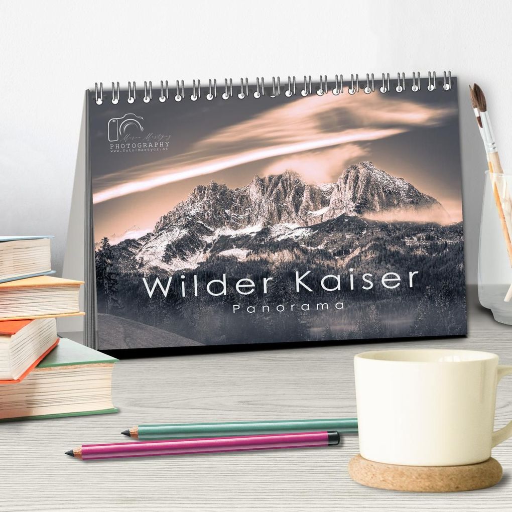 Weitere Ansicht: Wilder Kaiser Panorama 2027 (Tischkalender 2027 DIN A5 quer), CALVENDO Monatskalender | Marco Martycz, Calvendo