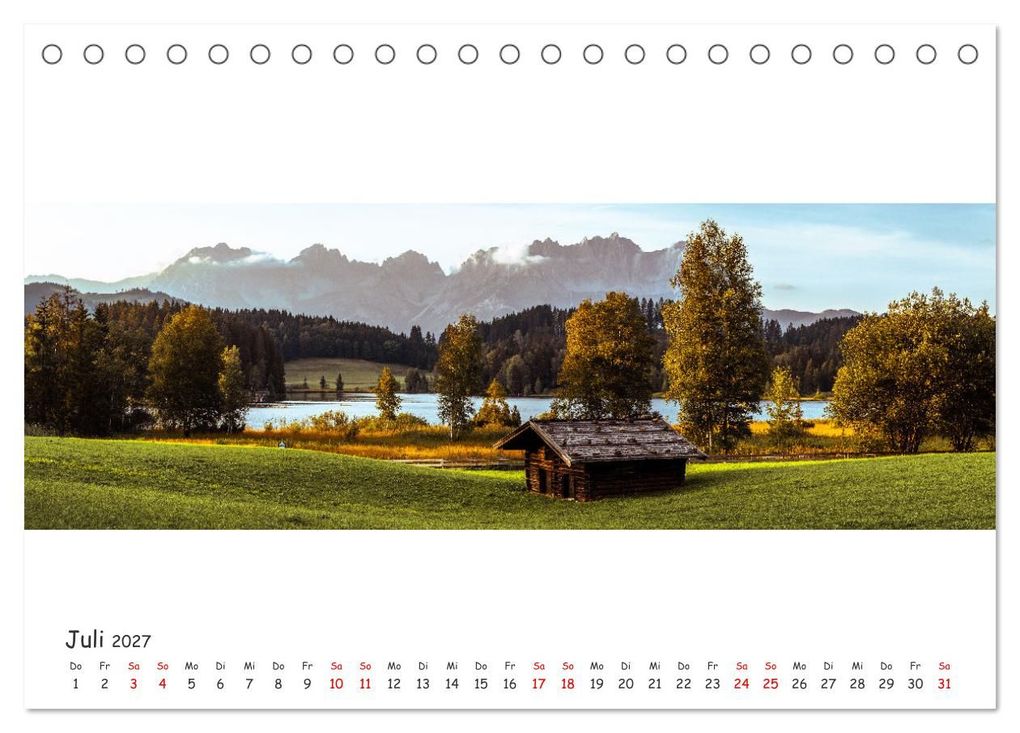 Weitere Ansicht: Wilder Kaiser Panorama 2027 (Tischkalender 2027 DIN A5 quer), CALVENDO Monatskalender | Marco Martycz, Calvendo