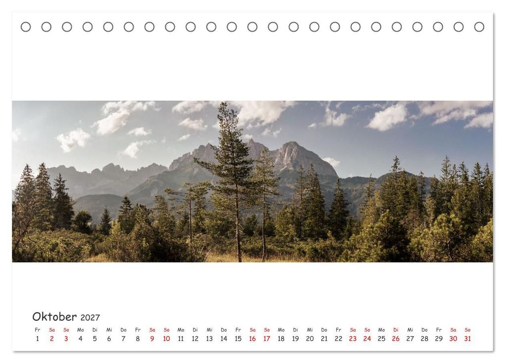 Weitere Ansicht: Wilder Kaiser Panorama 2027 (Tischkalender 2027 DIN A5 quer), CALVENDO Monatskalender | Marco Martycz, Calvendo