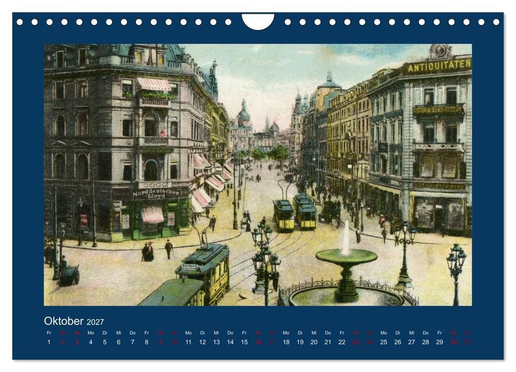 Weitere Ansicht: Historisches Frankfurt am Main von 1888 bis 1918 (Wandkalender 2027 DIN A4 quer), CALVENDO Monatskalender | Jens Siebert, Calvendo