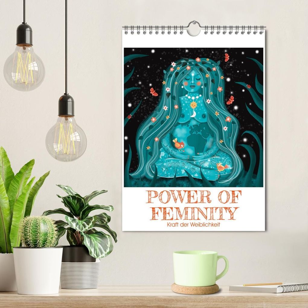 Weitere Ansicht: POWER OF FEMINITY - Kraft der Weiblichkeit (Wandkalender 2027 DIN A4 hoch), CALVENDO Monatskalender | Danja Krampikowski, Calvendo