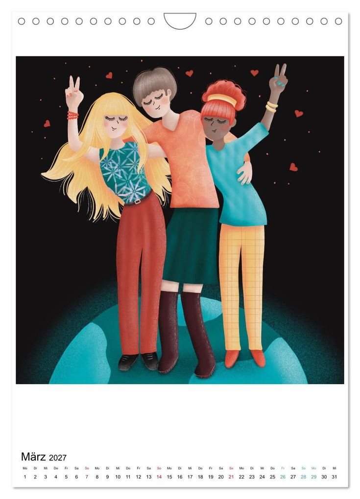 Weitere Ansicht: POWER OF FEMINITY - Kraft der Weiblichkeit (Wandkalender 2027 DIN A4 hoch), CALVENDO Monatskalender | Danja Krampikowski, Calvendo