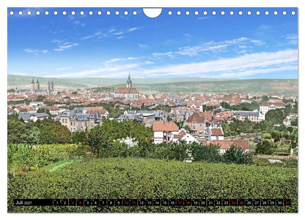 Weitere Ansicht: Sachsen-Anhalt - Orte zur Kaiserzeit in Farbe - Fotos restauriert und koloriert (Wandkalender 2027 DIN A4 quer), CALVENDO Monatskalender | André Tetsch, Calvendo