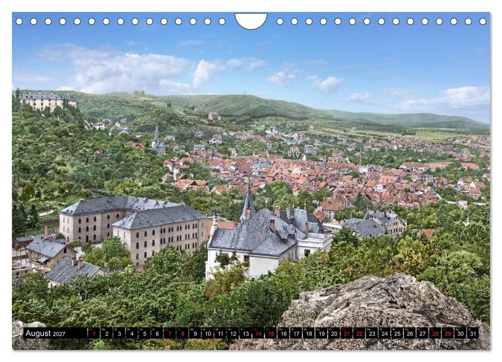 Weitere Ansicht: Sachsen-Anhalt - Orte zur Kaiserzeit in Farbe - Fotos restauriert und koloriert (Wandkalender 2027 DIN A4 quer), CALVENDO Monatskalender | André Tetsch, Calvendo